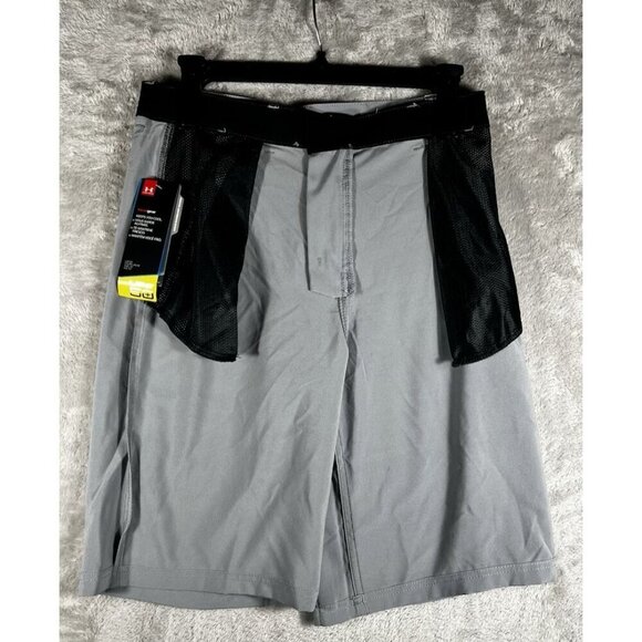 Under Armour UA Heat Gear UPF 50 Golf Shorts Boys Size 20 Gray NWT - Picture 5 of 10